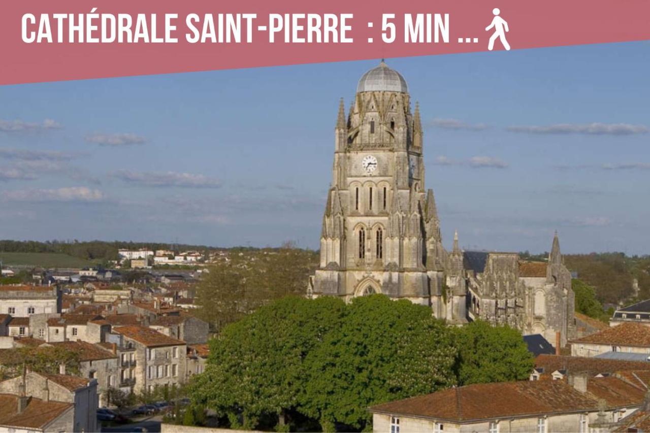 Ღ Le Saintois • Au Coeur De Ville, Spacieux & Wifi Saintes Luaran gambar