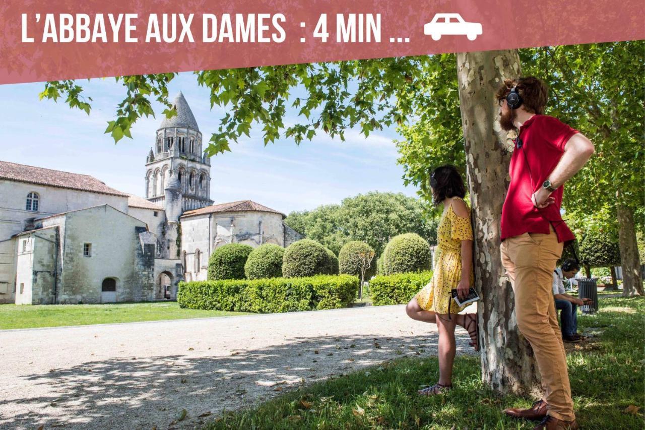 Ღ Le Saintois • Au Coeur De Ville, Spacieux & Wifi Saintes Luaran gambar
