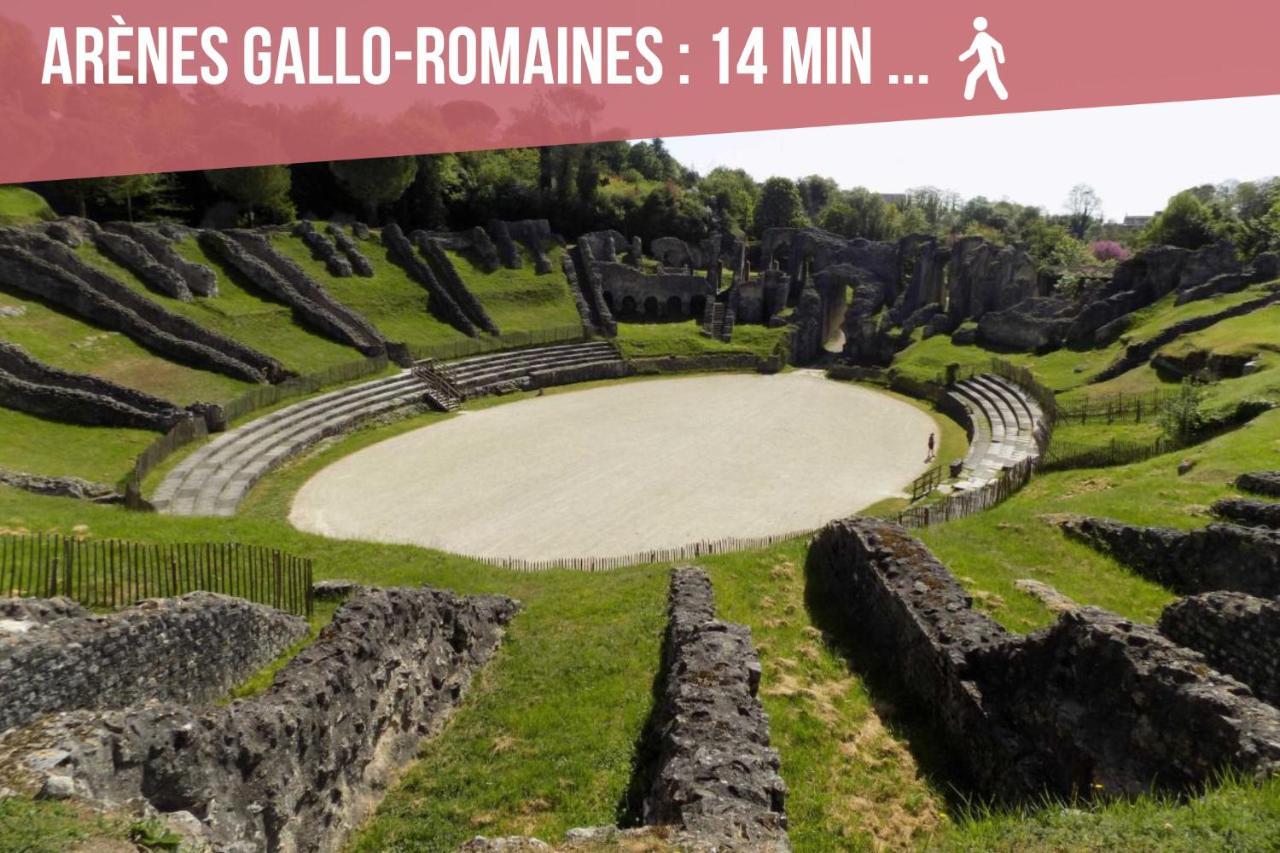 Ღ Le Saintois • Au Coeur De Ville, Spacieux & Wifi Saintes Luaran gambar