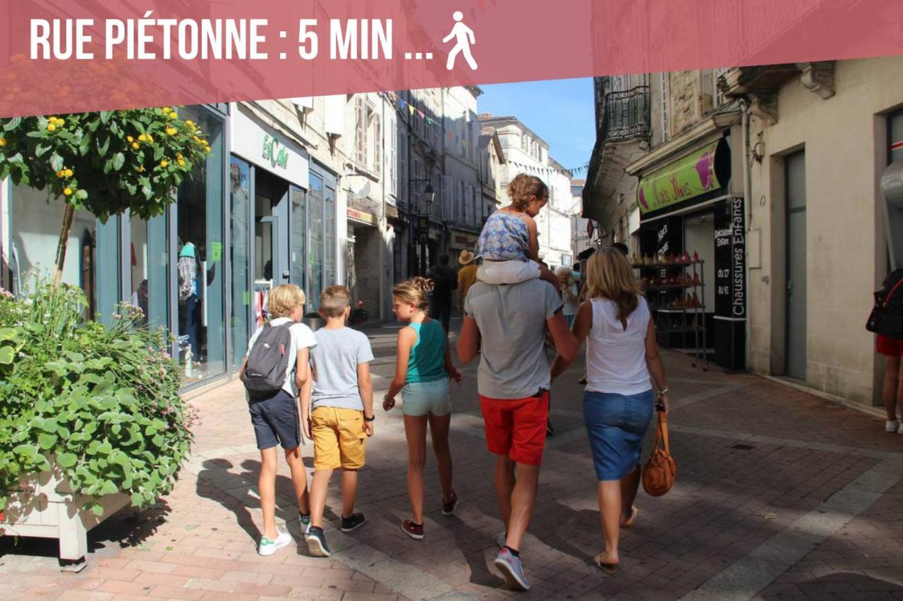 Ღ Le Saintois • Au Coeur De Ville, Spacieux & Wifi Saintes Luaran gambar